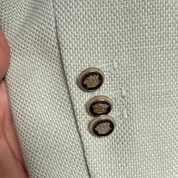 Zara Women's Mint Double-Breasted Blazer - Picture 11 of 13